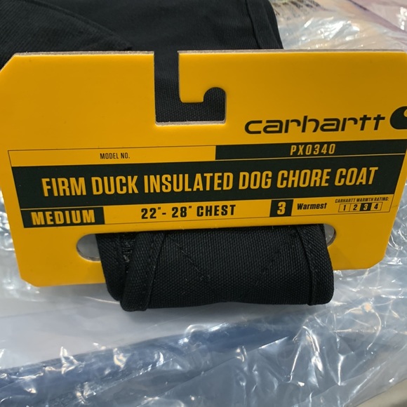 NWT Firm Duck Insulated Dog Chore Coat Black *ALL PROCEEDS GO TO ANIMAL RESCUE* - Picture 8 of 8